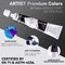 Acrylic Paint Set for Adults & Kids - 37PCS Painting Supplies Kit with 18 Colors Acrylic Paint, 8 Paint Brushes,6 Canvas Panels, Wooden Easel,Palette, Painting Pad, Cleaning Cup, Cloth
